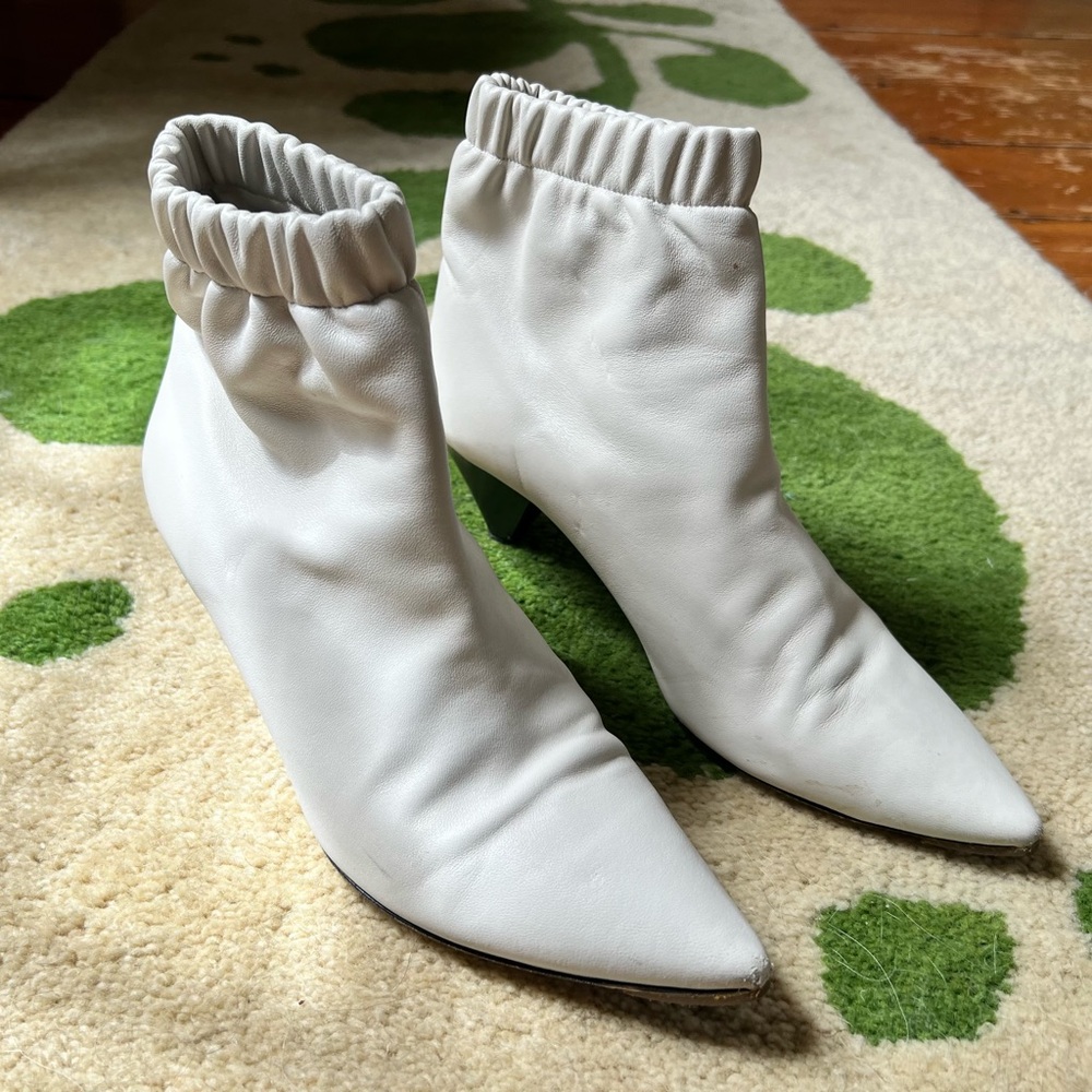 Isabel Marant rare Elastcized Story boots soft white 10/41